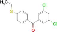 3,5-Dichloro-4'-(ethylthio)benzophenone