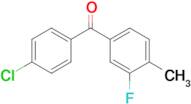 4-Chloro-3'-fluoro-4'-methylbenzophenone