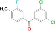 3,5-Dichloro-3'-fluoro-4'-methylbenzophenone