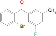 2-Bromo-3'-fluoro-5'-methylbenzophenone