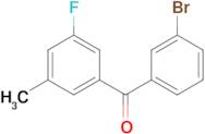 3-Bromo-3'-fluoro-5'-methylbenzophenone