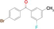 4-Bromo-3'-fluoro-5'-methylbenzophenone