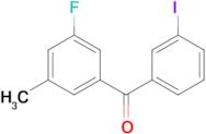 3'-Fluoro-3-iodo-5'-methylbenzophenone