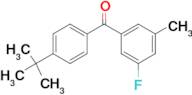 4-tert-Butyl-3'-fluoro-5'-methylbenzophenone