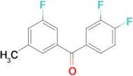 3,3',4-Trifluoro-5'-methylbenzophenone