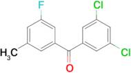 3,5-Dichloro-3'-fluoro-5'-methylbenzophenone