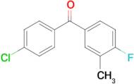 4-Chloro-4'-fluoro-3'-methylbenzophenone