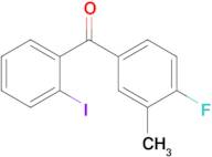 4'-Fluoro-2-iodo-3'-methylbenzophenone