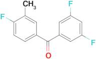 3,4',5-Trifluoro-3'-methylbenzophenone