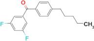 3,5-Difluoro-4'-n-pentylbenzophenone