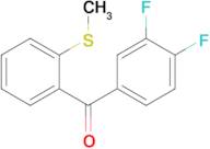 3,4-Difluoro-2'-(thiomethyl)benzophenone