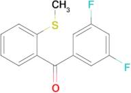 3,5-Difluoro-2'-(thiomethyl)benzophenone