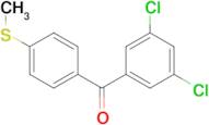 3,5-Dichloro-4'-(thiomethyl)benzophenone