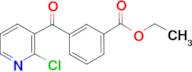 2-Chloro-3-(3-ethoxycarbonylbenzoyl)pyridine