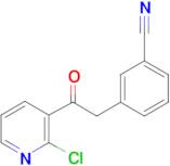 2-Chloro-3-[2-(3-cyanophenyl)-1-oxoethyl]pyridine