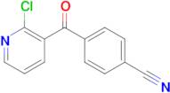 2-chloro-3-(4-cyanobenzoyl)pyridine