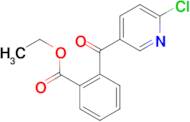 2-Chloro-5-(2-ethoxycarbonylbenzoyl)pyridine