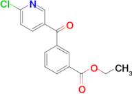 2-Chloro-5-(3-ethoxycarbonylbenzoyl)pyridine