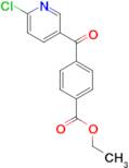 2-chloro-5-(4-ethoxycarbonylbenzoyl)pyridine