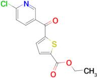 2-Chloro-5-(5-ethoxycarbonyl-2-thenoyl)pyridine