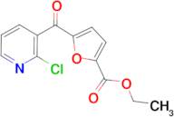 2-chloro-3-(5-ethoxycarbonyl-2-furoyl)pyridine