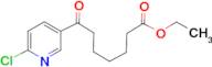 Ethyl 7-(6-chloropyridin-3-yl)-7-oxoheptanoate