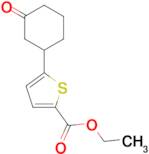 Ethyl 5-(3-oxocyclohexyl)-2-thiophenecarboxylate