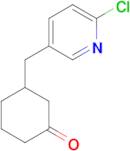 2-Chloro-5-[(3-oxocyclohexyl)methyl]pyridine