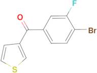 3-(4-Bromo-3-fluorobenzoyl)thiophene