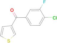 3-(4-Chloro-3-fluorobenzoyl)thiophene