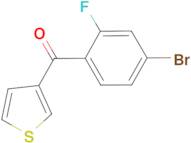 3-(4-Bromo-2-fluorobenzoyl)thiophene