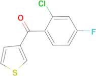 3-(2-Chloro-4-fluorobenzoyl)thiophene