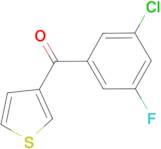 3-(3-Chloro-5-fluorobenzoyl)thiophene