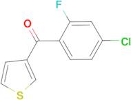 3-(4-Chloro-2-fluorobenzoyl)thiophene