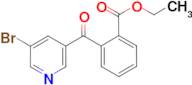 3-Bromo-5-(2-ethoxycarbonylbenzoyl)pyridine