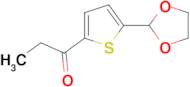 5-(1,3-Dioxolan-2-yl)-2-thienyl ethyl ketone