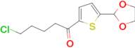 4-Chlorobutyl 5-(1,3-dioxolan-2-yl)-2-thienyl ketone