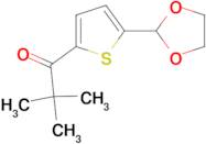 Tert-Butyl 5-(1,3-dioxolan-2-yl)-2-thienyl ketone