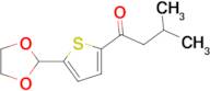 5-(1,3-Dioxolan-2-yl)-2-thienyl 2-methylpropyl ketone