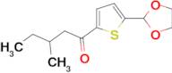 5-(1,3-Dioxolan-2-yl)-2-thienyl 2-methylbutyl ketone