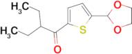 5-(1,3-Dioxolan-2-yl)-2-thienyl 1-ethylpropyl ketone