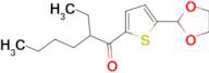 5-(1,3-Dioxolan-2-yl)-2-thienyl 1-ethylpentyl ketone