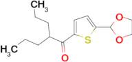 5-(1,3-Dioxolan-2-yl)-2-thienyl 1-propylbutyl ketone