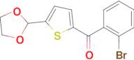 2-(2-Bromobenzoyl)-5-(1,3-Dioxolan-2-yl)thiophene