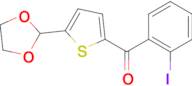 5-(1,3-Dioxolan-2-yl)-2-(2-Iodobenzoyl)thiophene