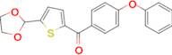 5-(1,3-Dioxolan-2-yl)-2-(4-phenoxybenzoyl)thiophene