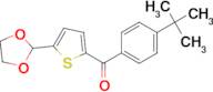 2-(4-t-Butylbenzoyl)-5-(1,3-dioxolan-2-yl)thiophene