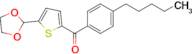 5-(1,3-Dioxolan-2-yl)-2-(4-pentylbenzoyl)thiophene