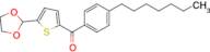 5-(1,3-Dioxolan-2-yl)-2-(4-heptylbenzoyl)thiophene