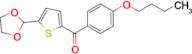 2-(4-n-Butoxybenzoyl)-5-(1,3-dioxolan-2-yl)thiophene